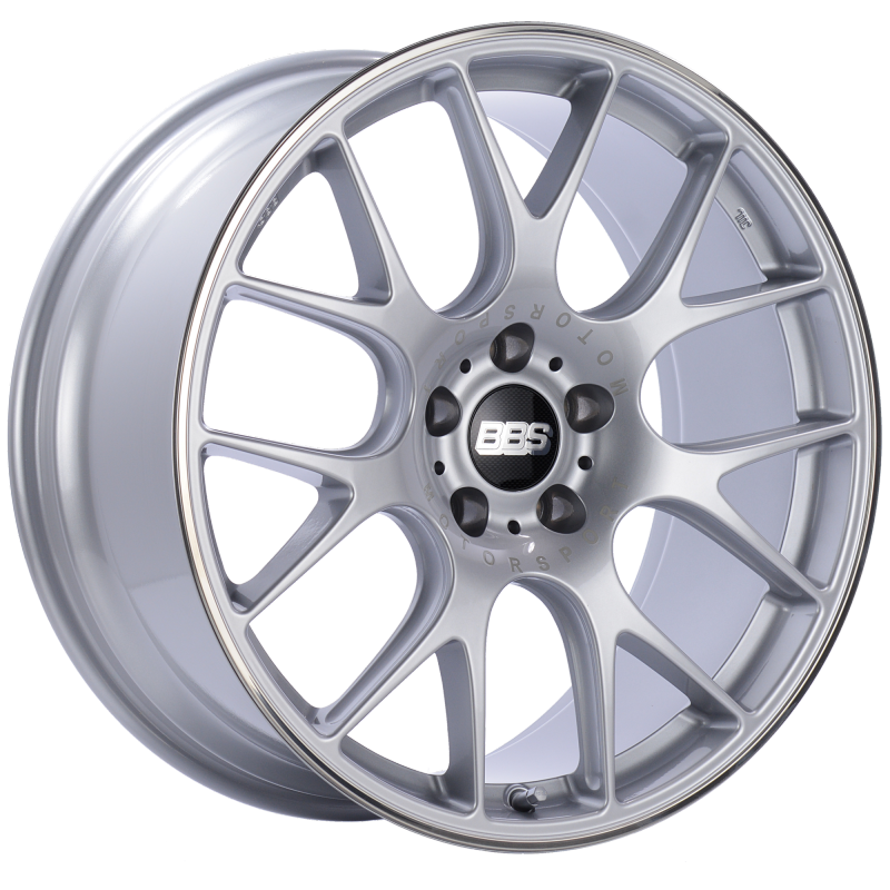 BBS CH-R 20x9 5x120 ET24 Brilliant Silver Polished Rim Protector Wheel -82mm PFS/Clip Required