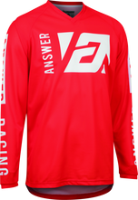 Load image into Gallery viewer, Answer Syncron Merge Jersey Red/White Youth - Medium