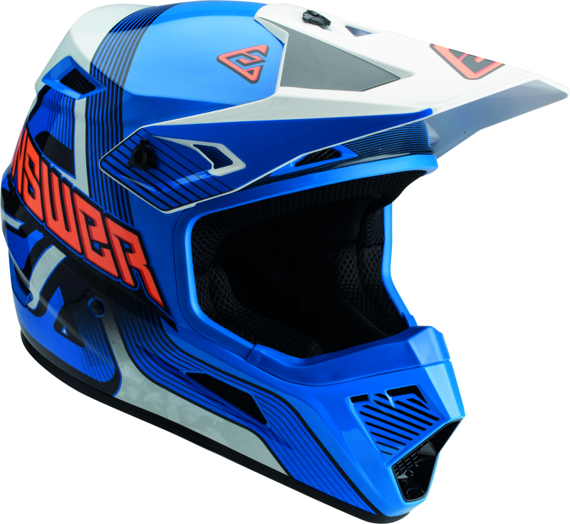 Answer AR1 Vendetta Helmet Blue/White/Orange - 2XL