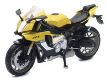 Load image into Gallery viewer, New Ray Toys Yamaha YZF-R1 Street Bike (Yellow)/ 1:12