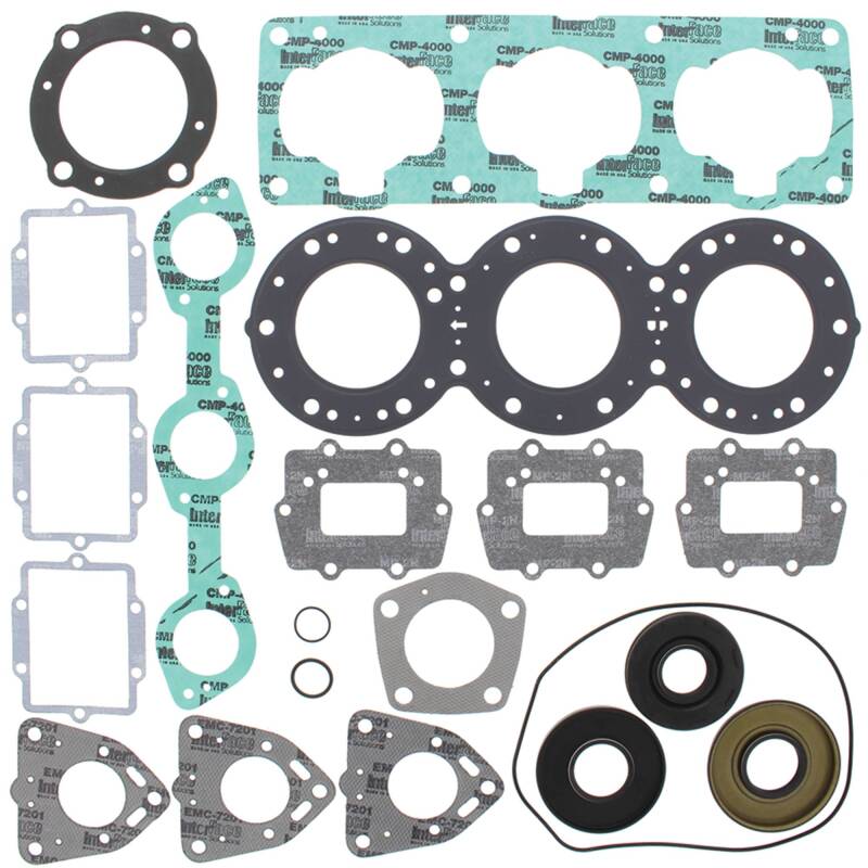 Vertex Pistons Complete Gasket Kt W/Oil Seals