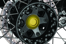 Load image into Gallery viewer, Kuryakyn Lodestar Rear Axle Sliders-BMW-Gold