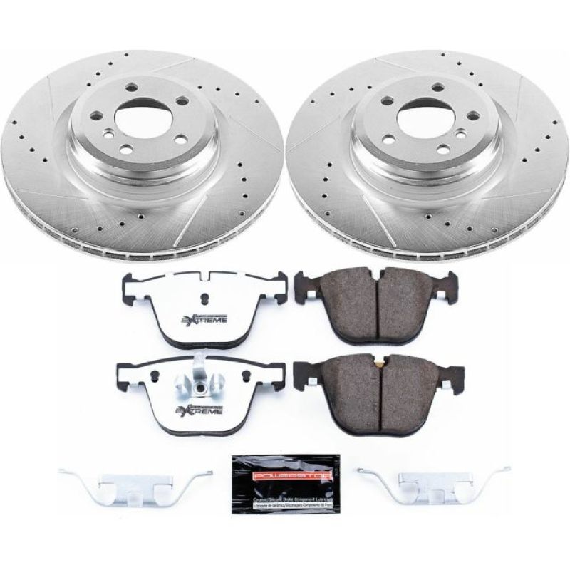 Power Stop 09-10 BMW 750i Rear Z26 Street Warrior Brake Kit