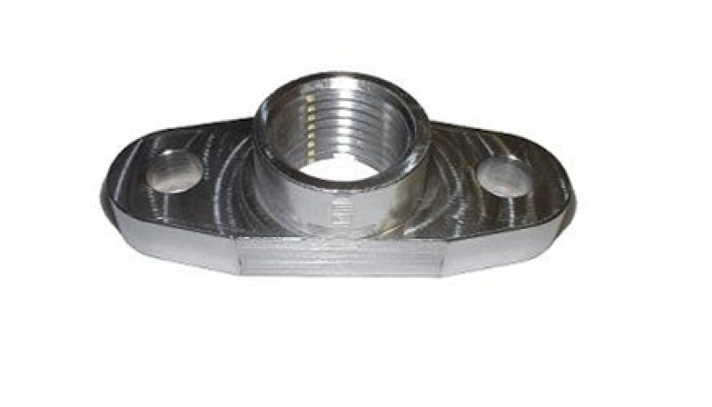 Torque Solution Billet Oil Drain Flange: Universal T3/T4 & PTE Turbos