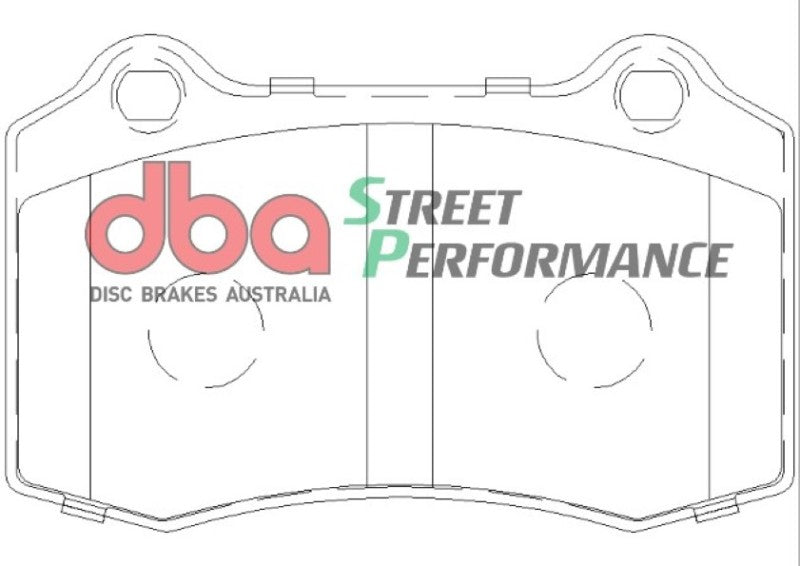 DBA 92-02 Dodge Viper Front SP Performance Brake Pads