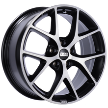 Load image into Gallery viewer, BBS SR 17x7.5 5x115 ET40 CB70.2 Satin Black Diamond Cut Face Wheel