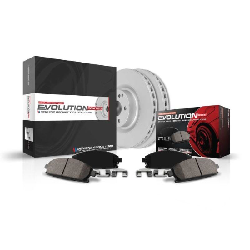 Power Stop 01-05 BMW 325xi Front Z23 Evolution Sport Coated Brake Kit