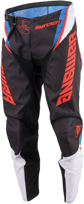 Answer 25 Syncron Envenom Pants Red/White/Blue Youth Size - 16