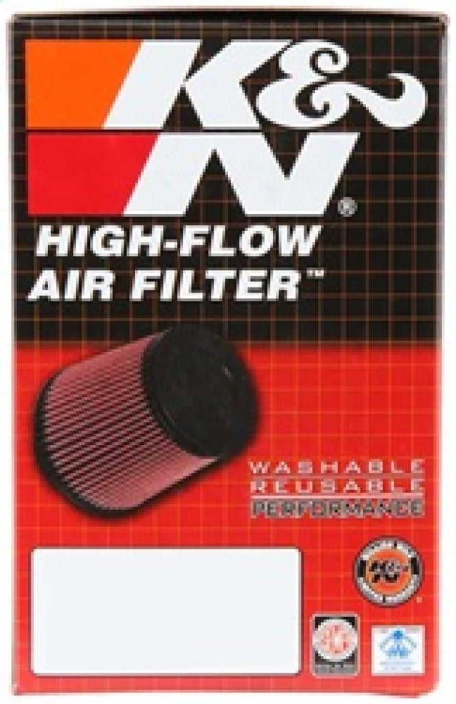 K&N Filter Universal Rubber Filter 2 3/4 inch 10 Degree Flange 4 inch OD 5 inch Height