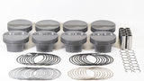 Mahle MS Piston Set SBF 352ci 4.155in Bore 3.25in Stroke 5.4in Rod .927 Pin -6cc 10.1 CR Set of 8