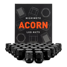 Load image into Gallery viewer, Mishimoto Steel Acorn Lug Nuts M14 x 1.5 - 32pc Set - Black