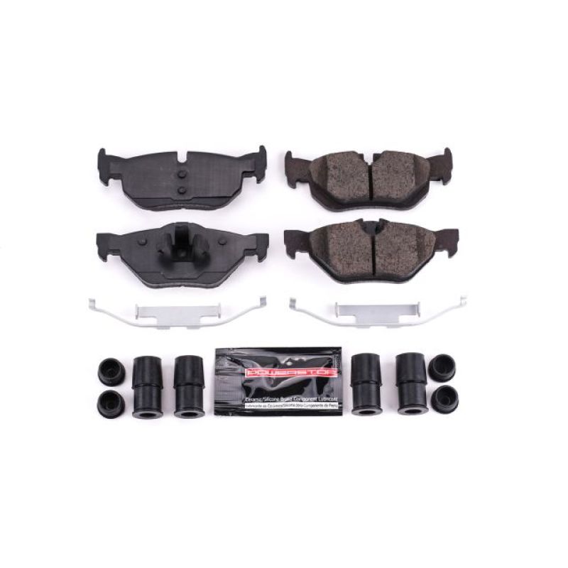 Power Stop 08-13 BMW 128i Rear Z23 Evolution Sport Brake Pads w/Hardware