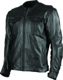 Speed and Strength Band of Brothers Leather Jacket Black - Small