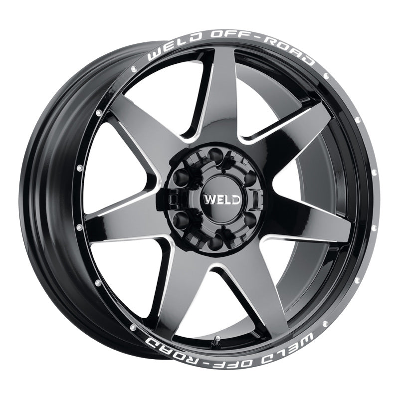 Weld Off-Road W109 20X9.0 Retaliate 6X135 6X139.7 ET10 BS5.50 Gloss Black MIL 106.1