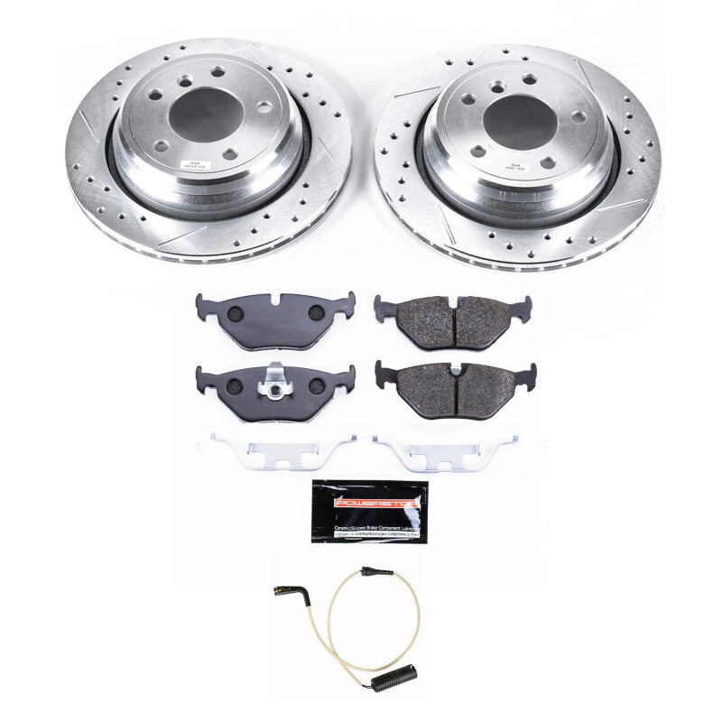 Power Stop 97-03 BMW 540i Rear Track Day Brake Kit