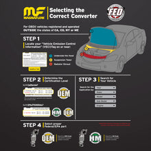 Load image into Gallery viewer, Magnaflow 2.00 w/dual O2 5in. Spun Universal Converter