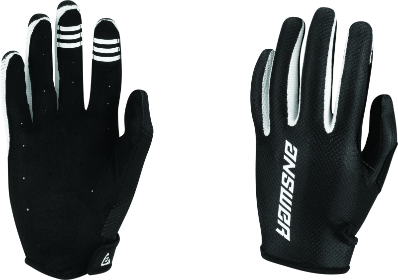 Answer Ascent Glove Black/White Womens - XS