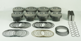 Mahle MS Piston Set SBC 414ci 4.125in Bore 3.875in Stroke 6.0in Rod .927 Pin -5cc 11.9 CR Set of 8