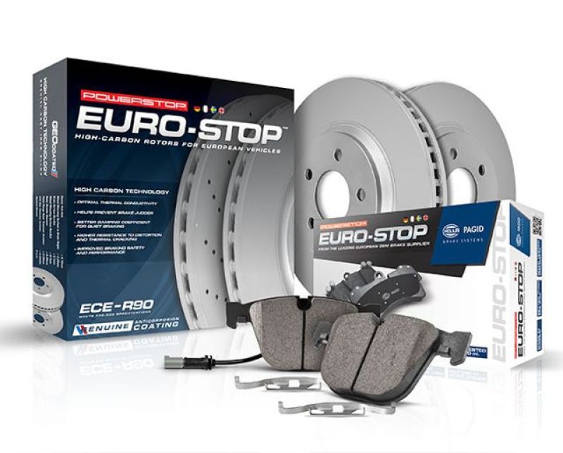 Power Stop 02-05 BMW 745i Front Euro-Stop Brake Kit