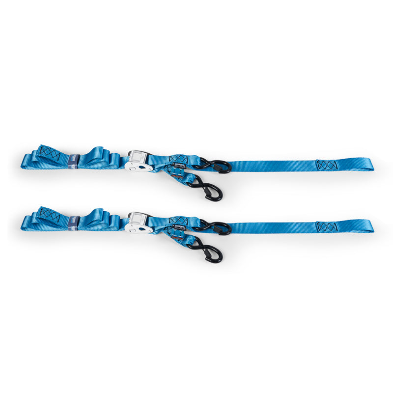 Mishimoto Cam Buckle Tie-Down Kit (2-Pack) Blue