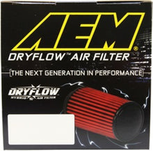 Load image into Gallery viewer, AEM 5.5in Base OD x 4.75in Top OD x 5in Height Conical Dryflow Air Filter