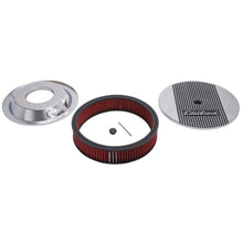 Load image into Gallery viewer, Edelbrock Air Cleaner Elite II 14In Diameter w/ 3In Element Standard Height Polished