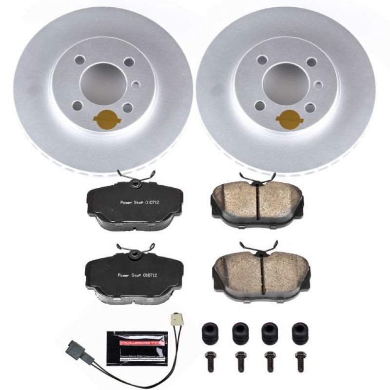 Power Stop 91-92 BMW 318i Front Z23 Evolution Sport Coated Brake Kit