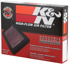 Load image into Gallery viewer, K&amp;N 07-11 Nissan 1.125in H x 9.063in L x 6.438in W Replacement Air Filter