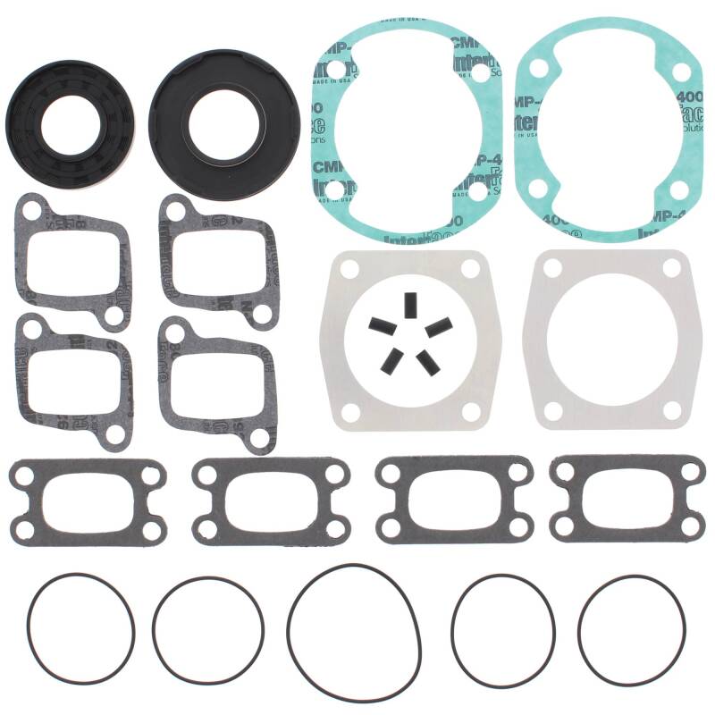 Vertex Pistons Complete Gasket Kt W/Oil Seals