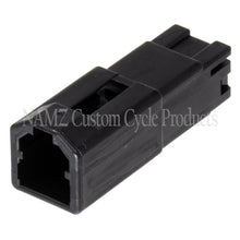 Load image into Gallery viewer, NAMZ AMP 040 Series 2-Position Male Wire Cap Housing Connector (HD 72902-01BK)