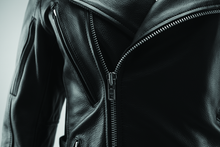 Load image into Gallery viewer, River Road Ironclad Classic Leather Jacket Black Womens - Small