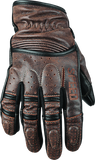 Speed and Strength Rust and Redemption Leather Gloves Brown - XL