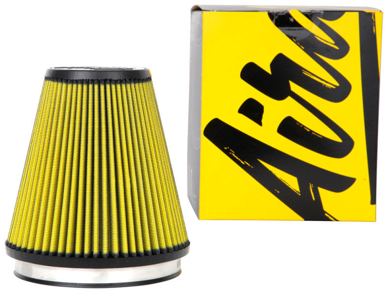 Airaid Universal Air Filter - Cone 6in Flange x 7in Base x 4-3/8in Top x 7in Height - Synthamax