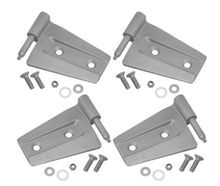 Load image into Gallery viewer, Kentrol 07-18 Jeep Wrangler JK Door Hinge Set 4 Pieces 2 Door Bare Grey