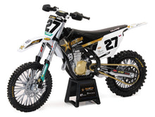 Load image into Gallery viewer, New Ray Toys Husqvarna Rockstar FC450 Team (Malcolm Stewart #27)/ Scale - 1:12