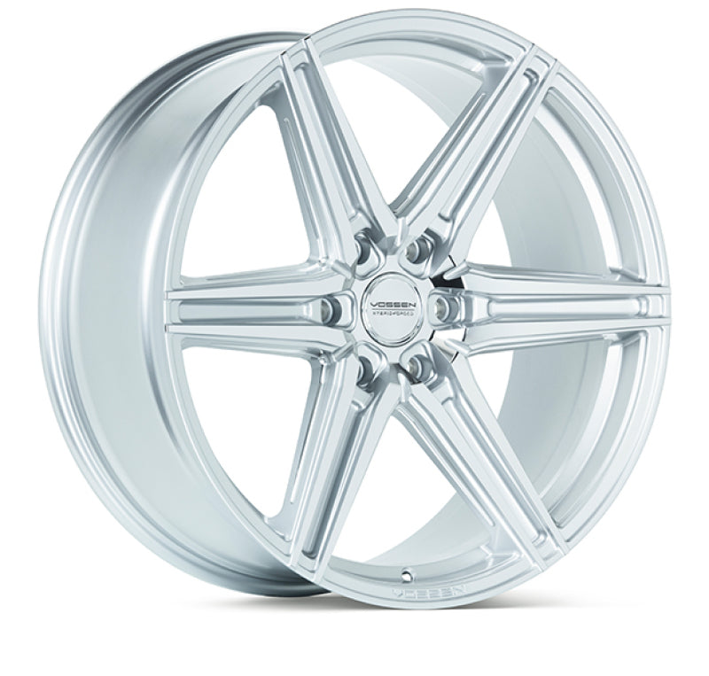 Vossen HF6-2 24x10 / 6x139.7 / ET25 / Deep Face / 106.1 - Silver Polished Wheel