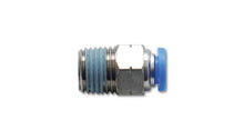 Load image into Gallery viewer, Vibrant Male Straight Pneumatic Vacuum Fitting (1/8in NPT Thread) - for 1/4in (6mm) OD tubing