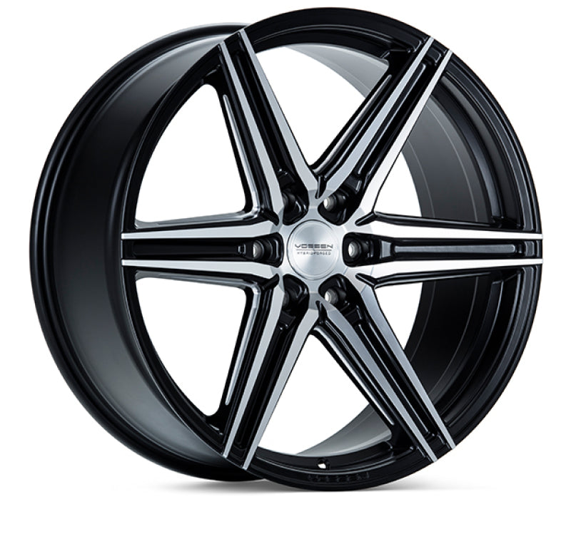 Vossen HF6-2 24x10 / 6x135 / ET25 / Deep Face / 87.1 - Brushed Matte Black Wheel