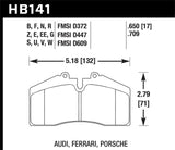 Hawk Porsche 911/928/944/968 Front Brake Pads