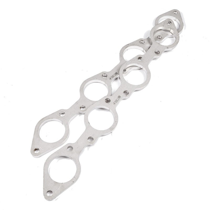 Stainless Works Big Block Chevy Round Port Header 304SS Exhaust Flanges 2in Primaries