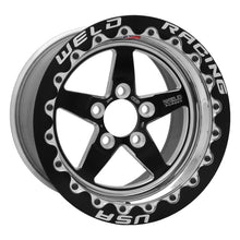 Load image into Gallery viewer, Weld S71 15x10.33 / 5x4.5 BP / 7.5in. BS Black Wheel (Medium Pad) - Black Single Beadlock MT