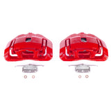 Power Stop 10-15 BMW 550i GT Front Red Calipers w/Brackets - Pair