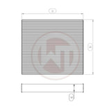 Wagner Tuning 240x251x52mm Radiator Core