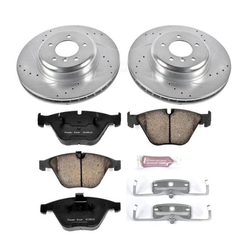 Power Stop 11-13 BMW 335i xDrive Front Z23 Evolution Sport Brake Kit