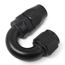 Load image into Gallery viewer, Russell Performance -8 AN Black 180 Degree Full Flow Swivel Hose End