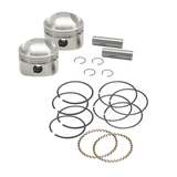 S&S Cycle 36-84 BT 3-7/16in x Up To 4-3/4in Stroke Piston Set - .060in