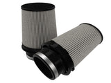 aFe Black Series Replacement Filter w/ Pro DRY S Media 4.5x3IN Fx6x5IN Bx5x3-.75 Tx7IN H - (Pair)