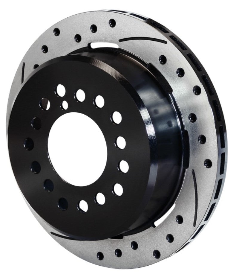 Wilwood Rotor-1.91in Offset-SRP-BLK-Drill-LH 11.00 x .810 - 5 Lug