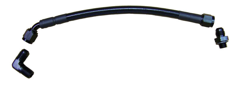 Fleece Performance 03-15 Cummins Turbo Oil Feed Line Kit for S300/S400 Turbos in 2nd Gen Location