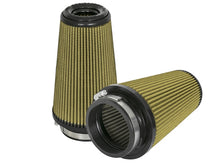 Load image into Gallery viewer, aFe Magnum FLOW Pro GUARD 7 Replacement Air Filter (Pair) F-3.5 / B-5 / T-3.5 (Inv) / H-8in.